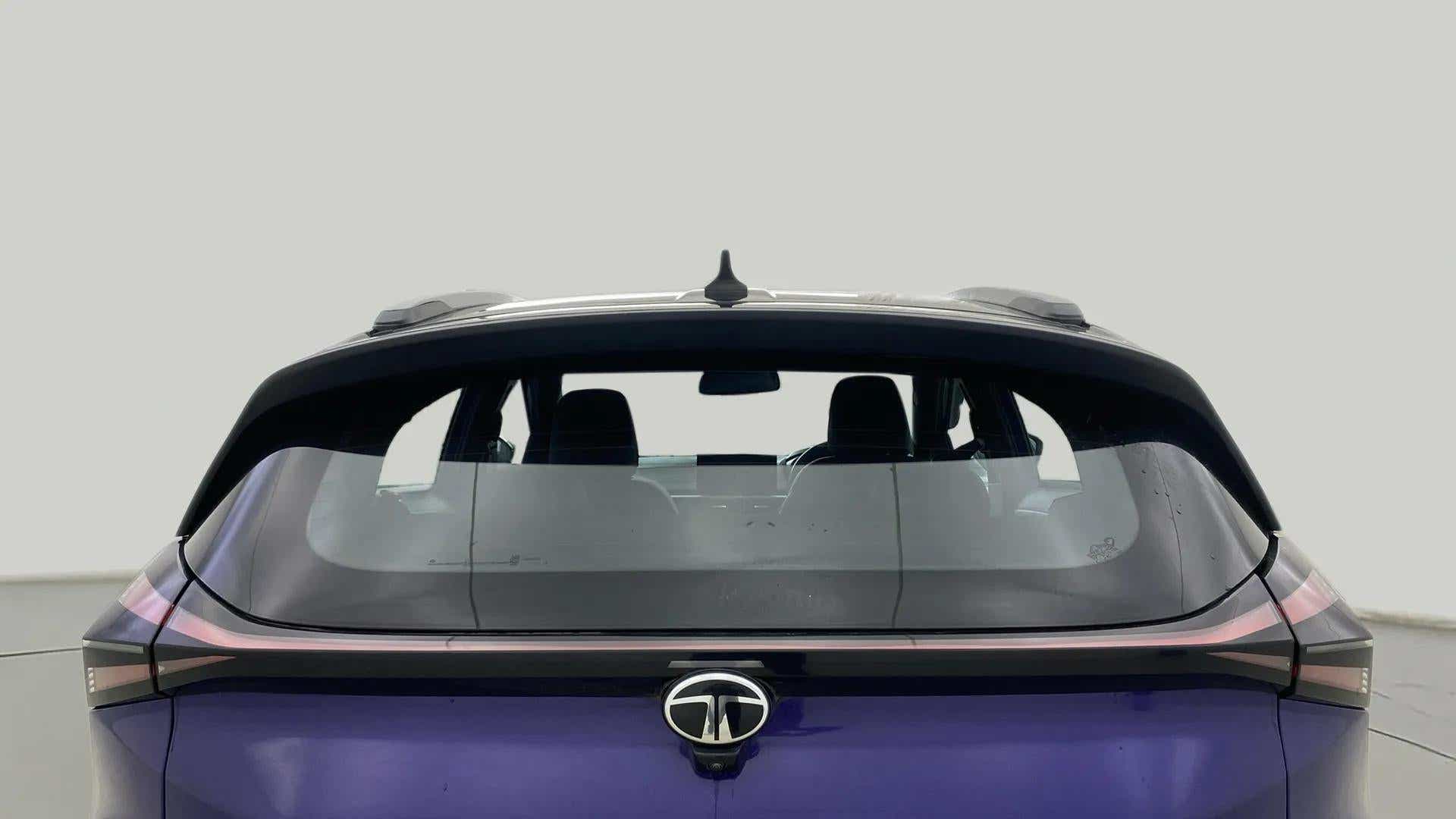Rear view of a Tata Nexon