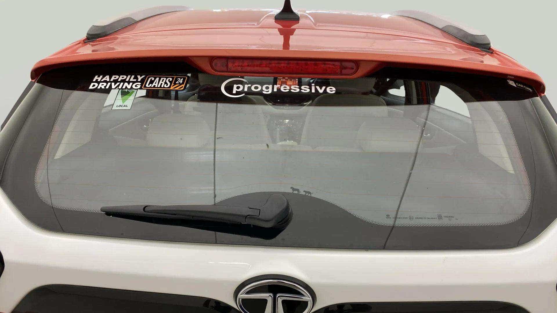 Rear view of a Tata Nexon 2017-2023