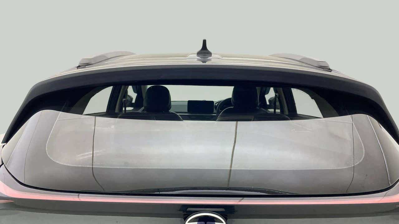 Rear view of a Tata Nexon