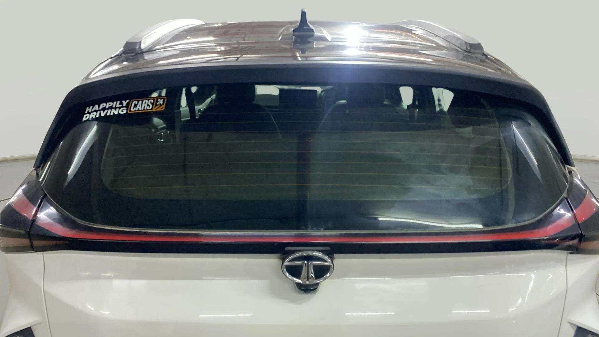 Rear view of a Tata Nexon 2017-2023