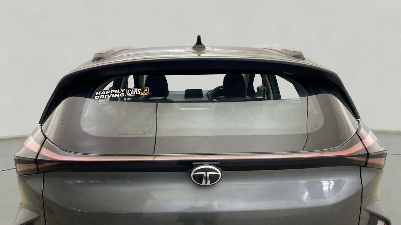 Rear view of a Tata Nexon