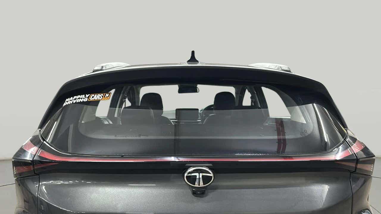 Rear view of a Tata Nexon