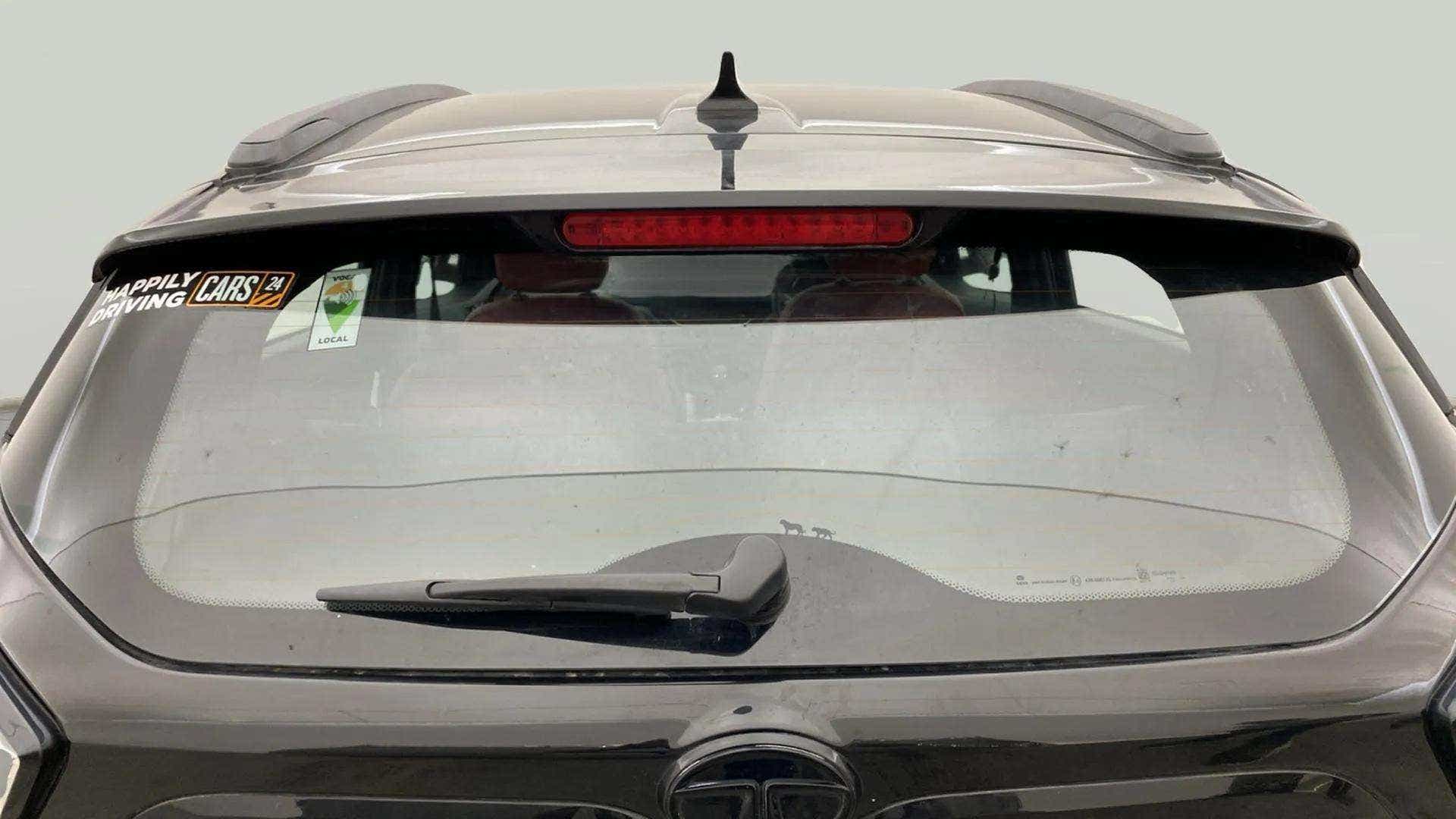 Rear view of a Tata Nexon 2017-2023