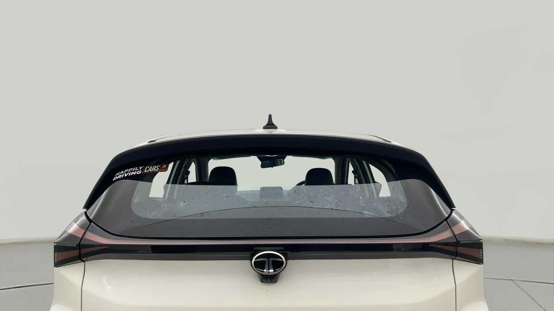 Rear view of a Tata Nexon