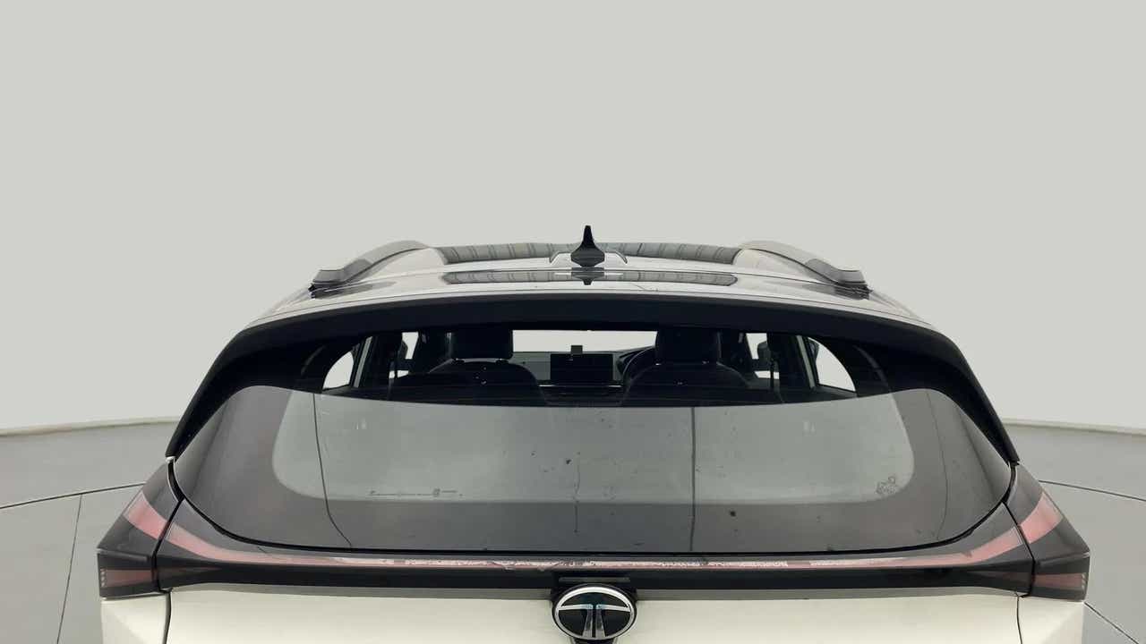 Rear view of a Tata Nexon