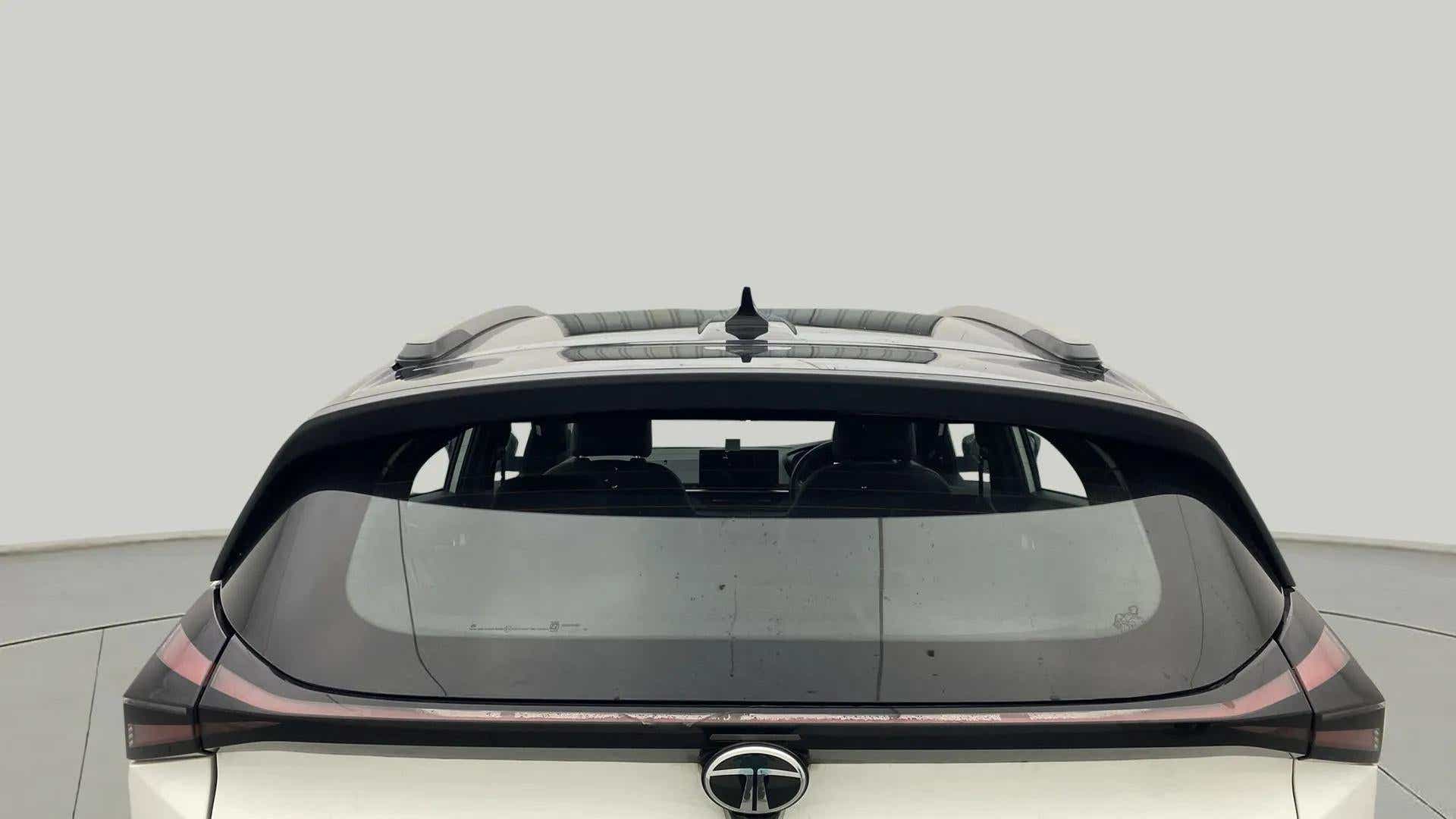 Rear view of a Tata Nexon