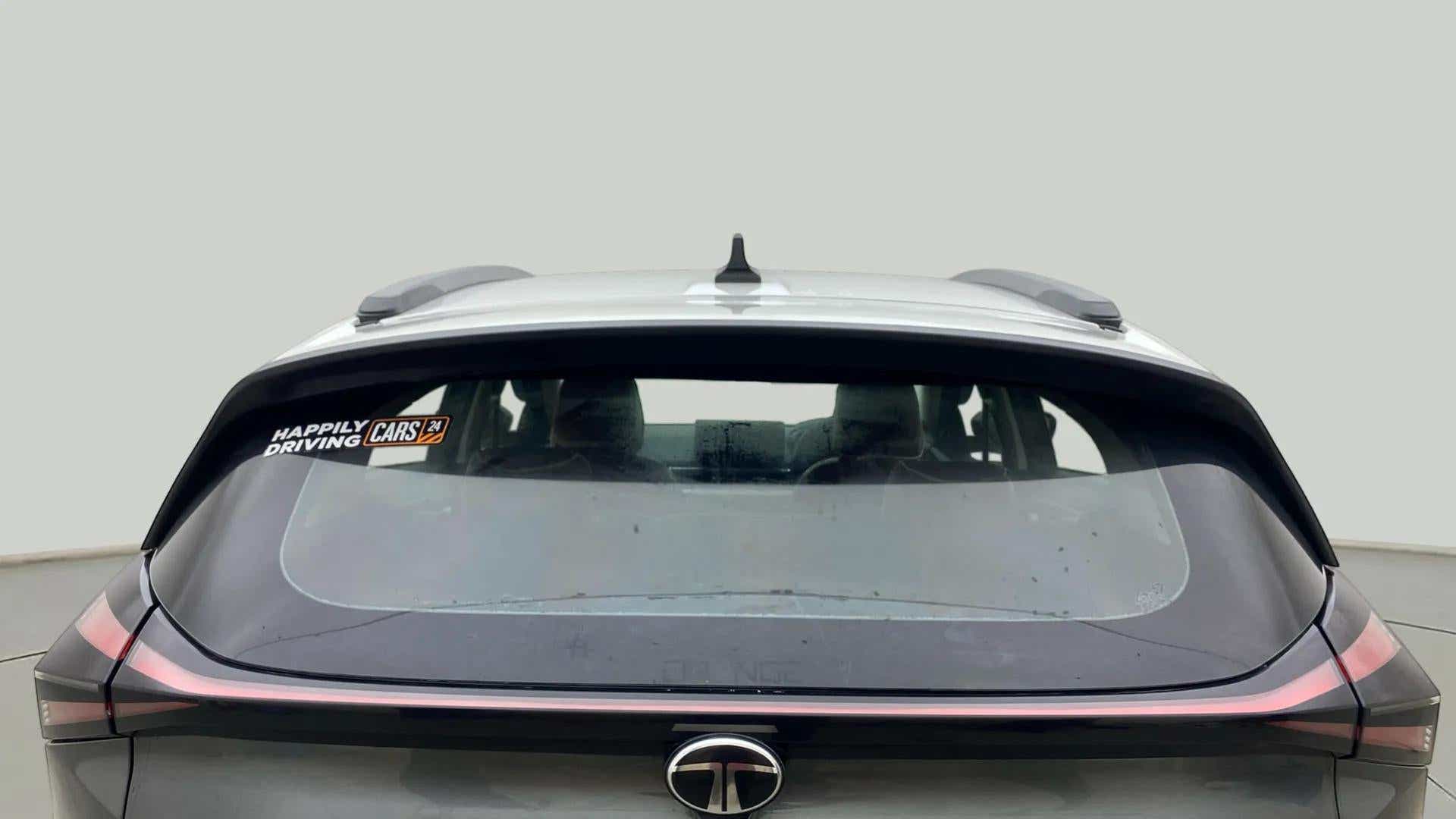 Rear view of a Tata Nexon