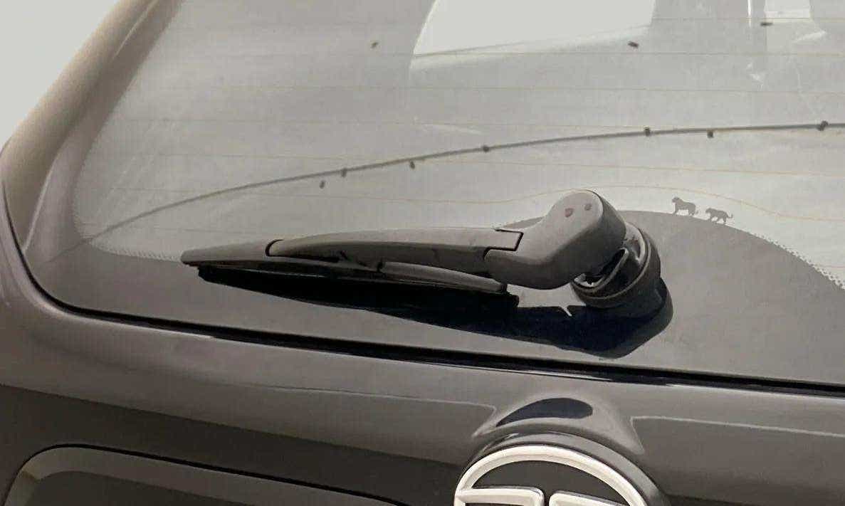 Rear windshield and wiper of a Tata Nexon 2017-2023