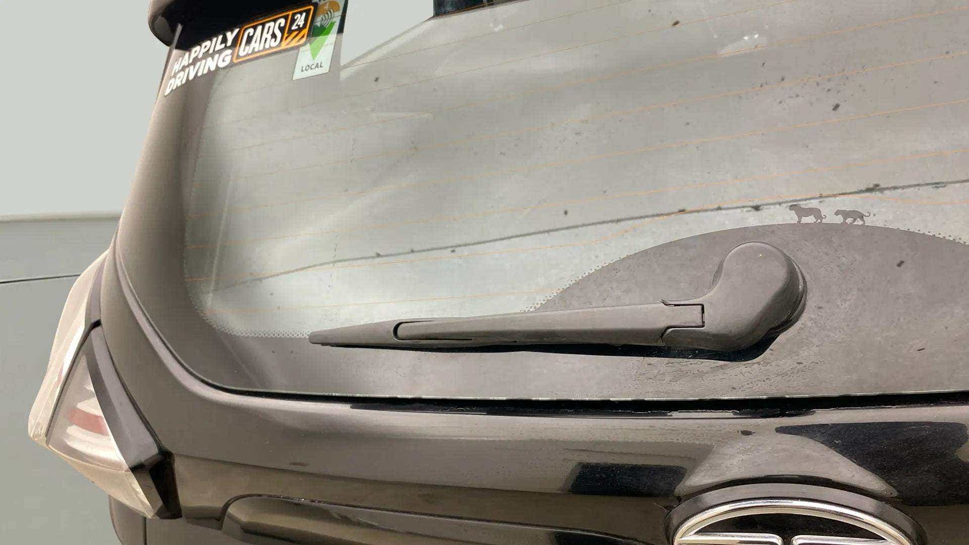 Rear windshield wiper view of a Tata Nexon 2017-2023