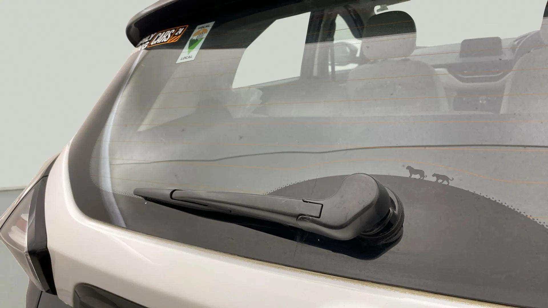 Rear windshield and wiper of a Tata Nexon 2017-2023