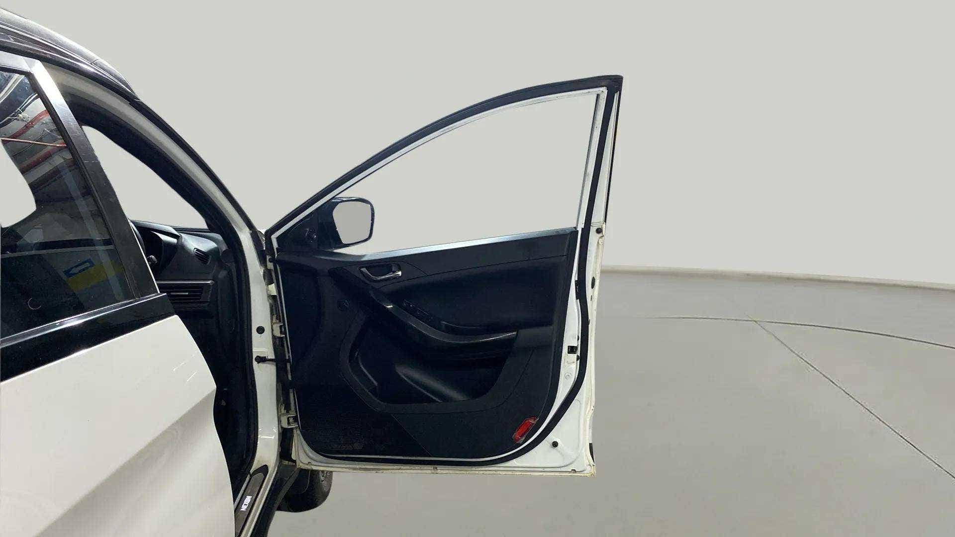 Front driver door open view of a Tata Nexon 2017-2023