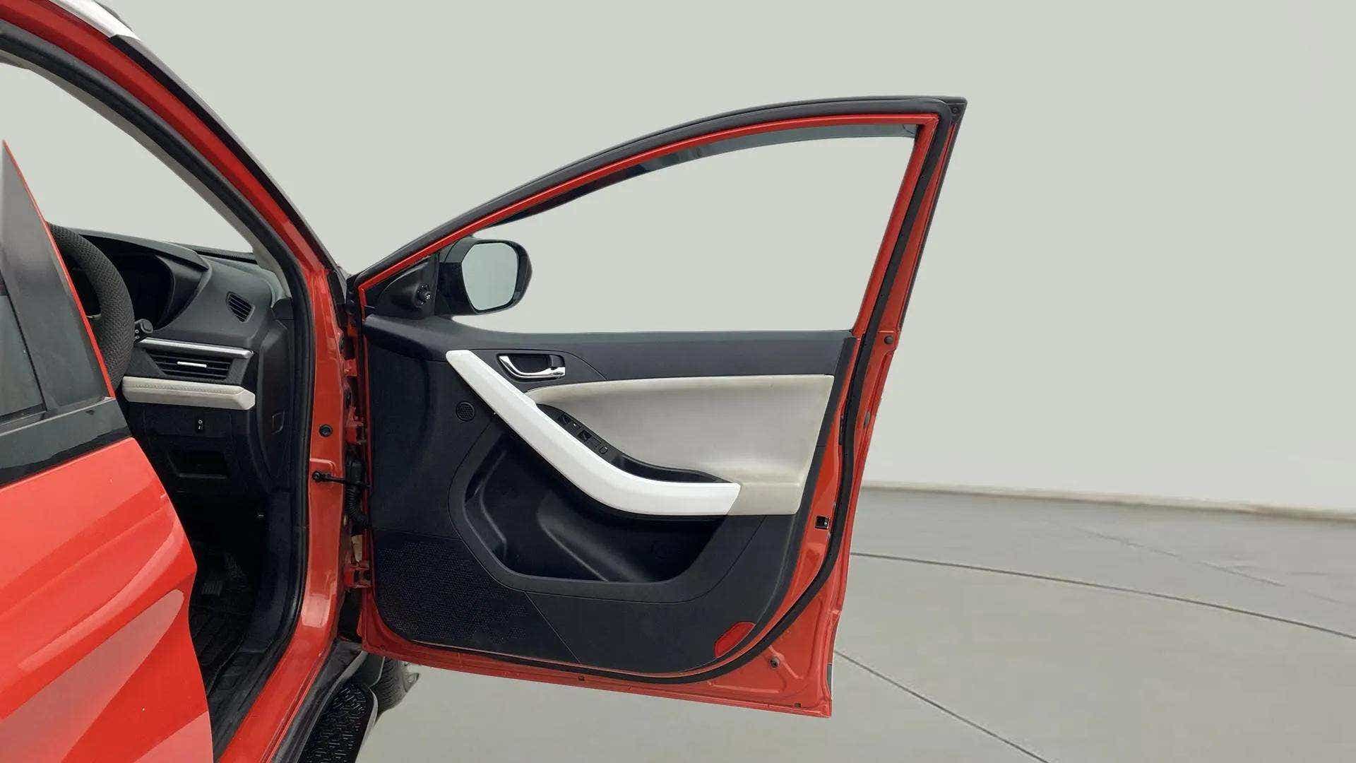 Driver side door and interior of a Tata Nexon
