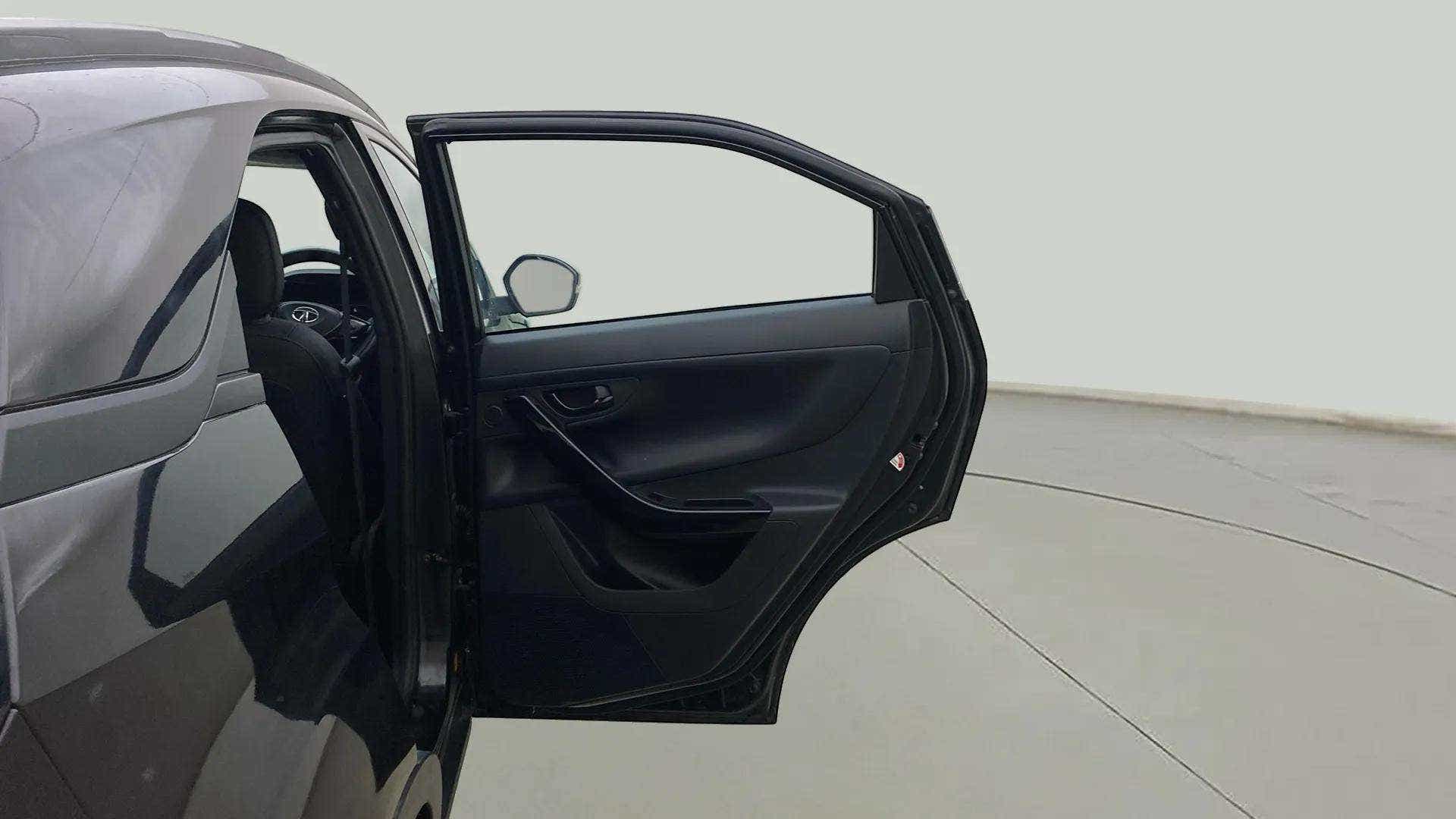 Rear door open view of a Tata Nexon 2017-2023