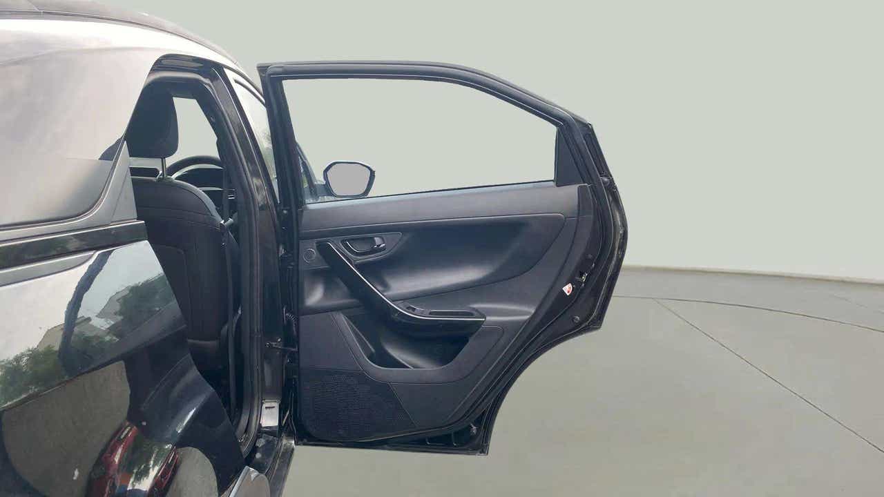 Rear door and interior view of a Tata Nexon