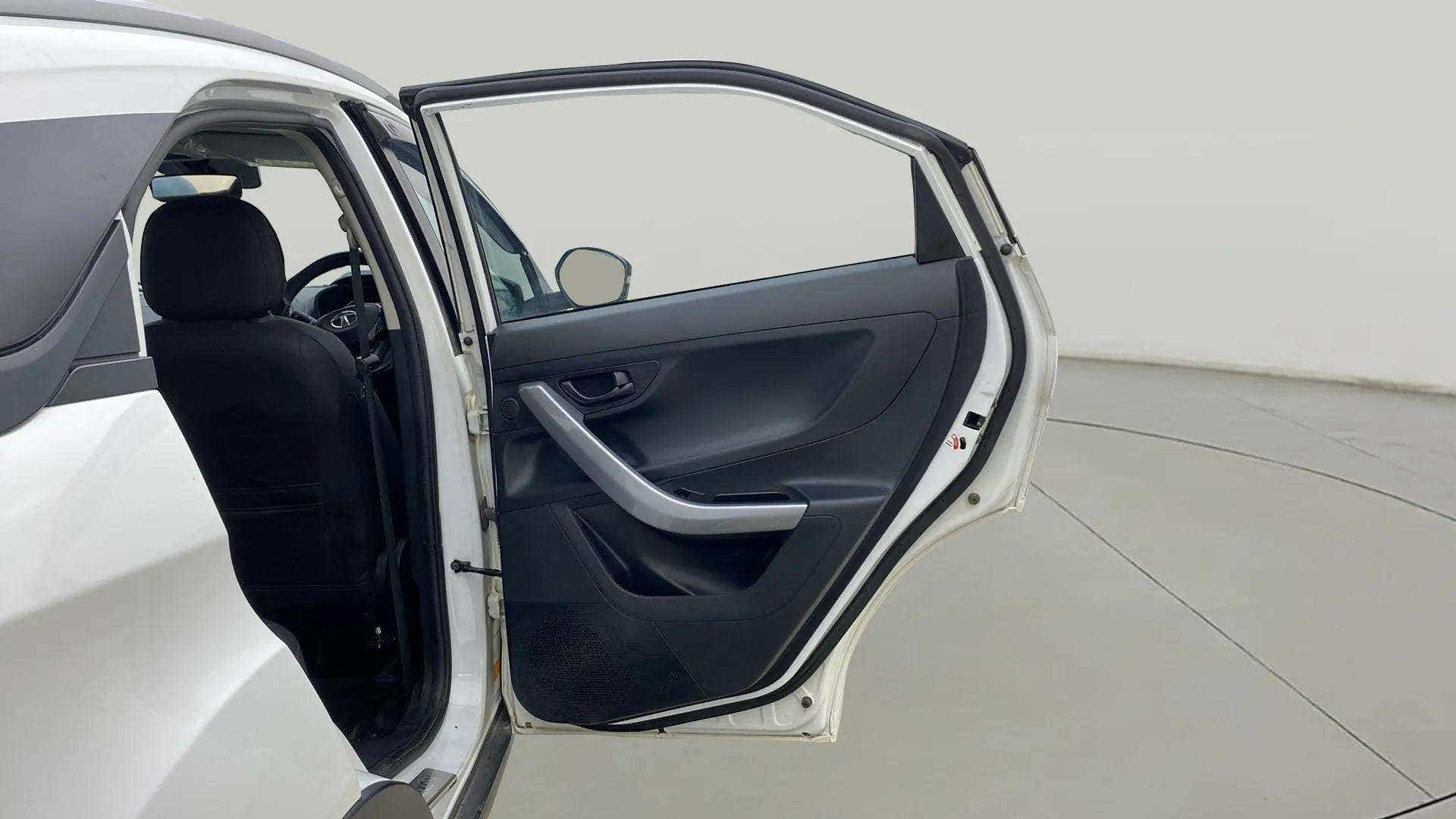 Rear door and interior view of a Tata Nexon 2017-2023
