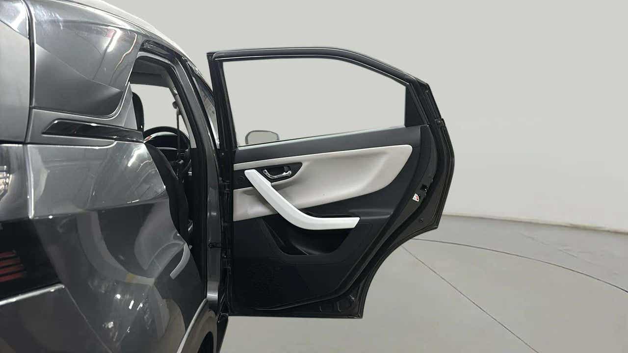 Rear left door view of a Tata Nexon