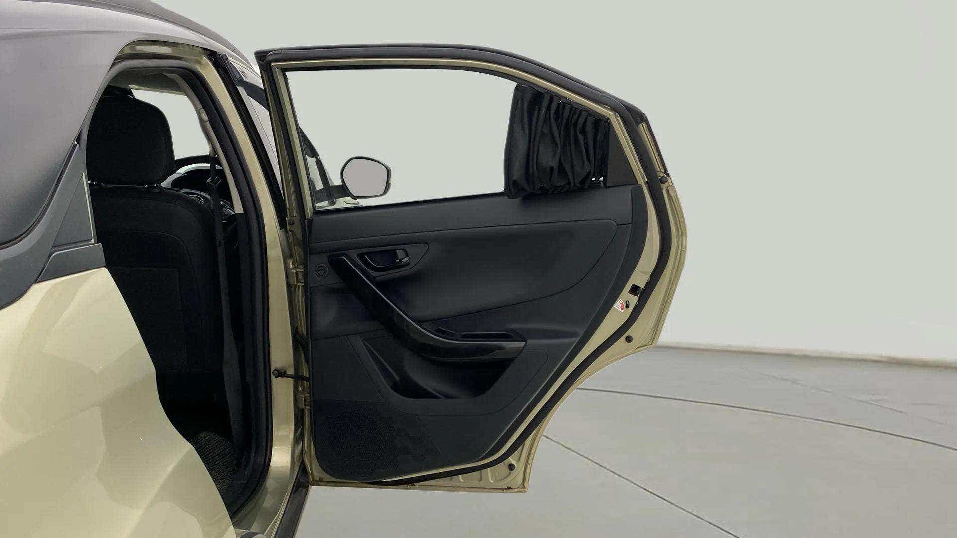 Rear left door interior view of a Tata Nexon 2017-2023