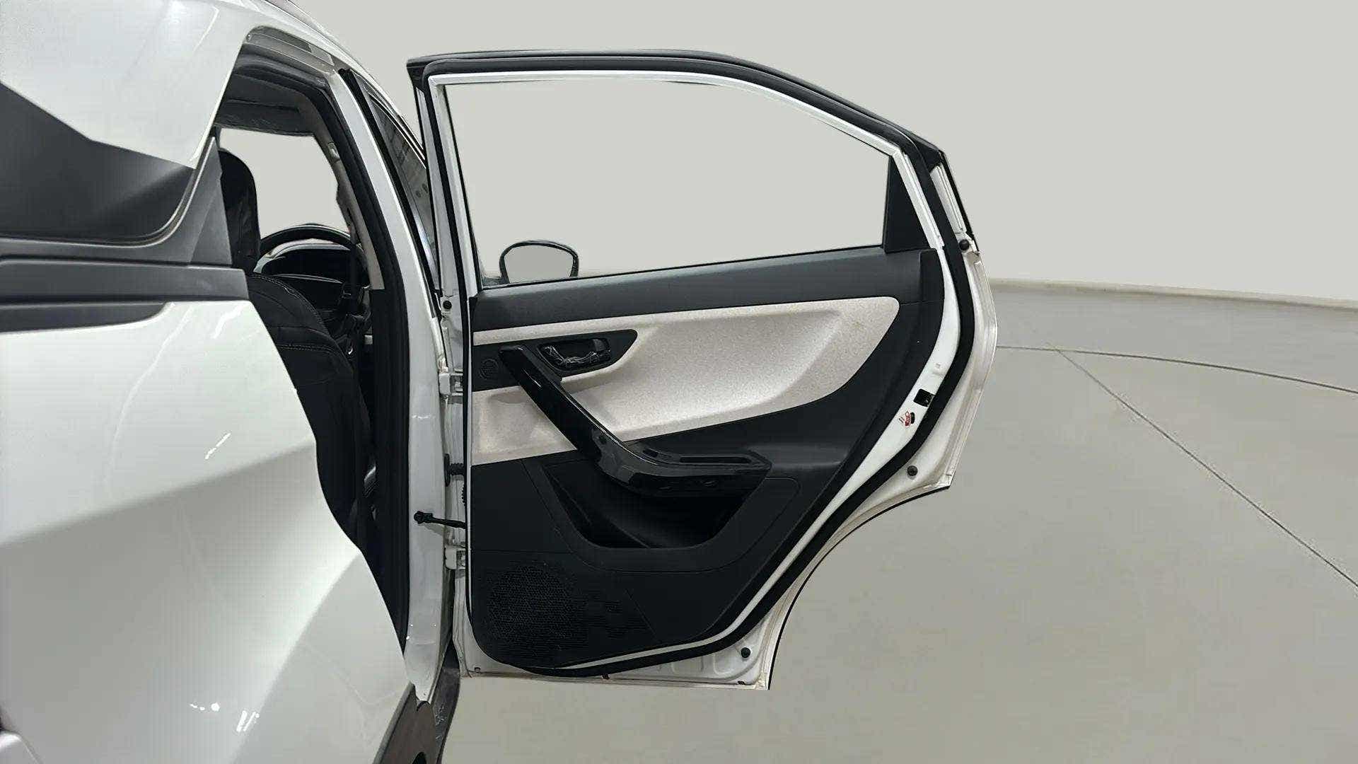 Rear door close-up of a Tata Nexon