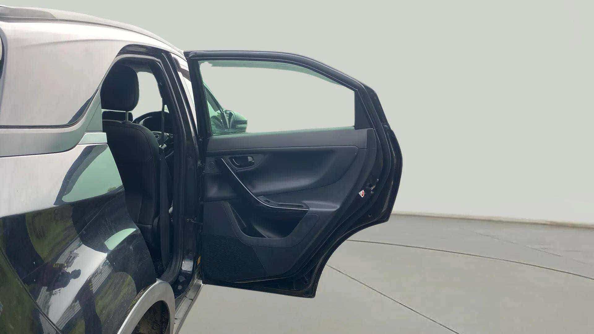 Rear left door open view of a Tata Nexon 2017-2023