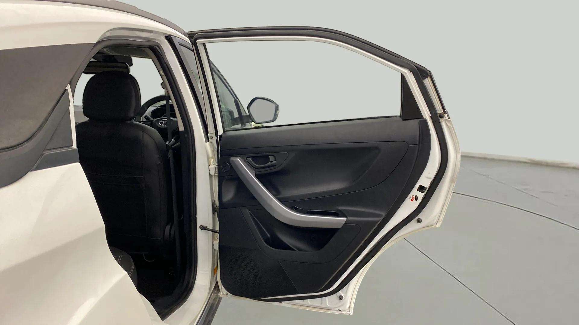 Rear door open view of a Tata Nexon 2017-2023