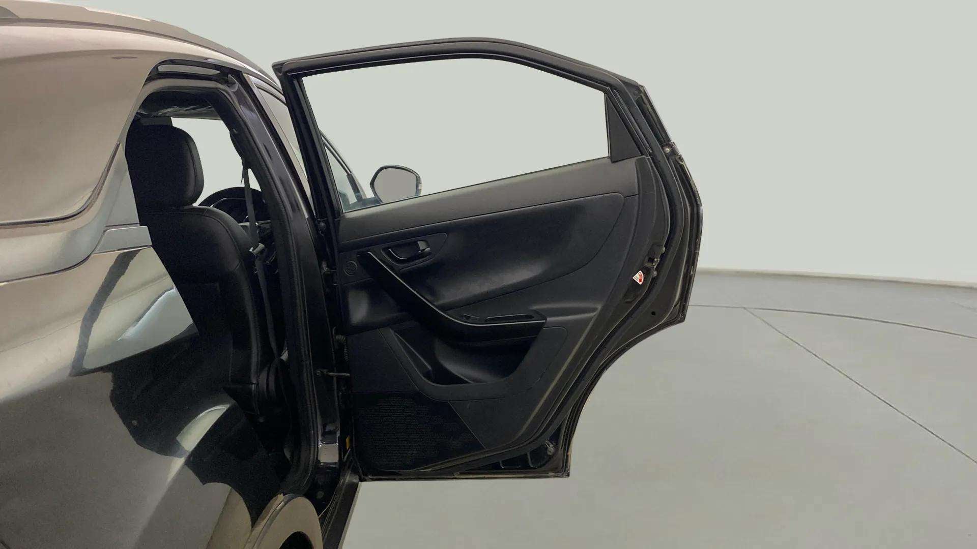 Rear left door open view of a Tata Nexon 2017-2023