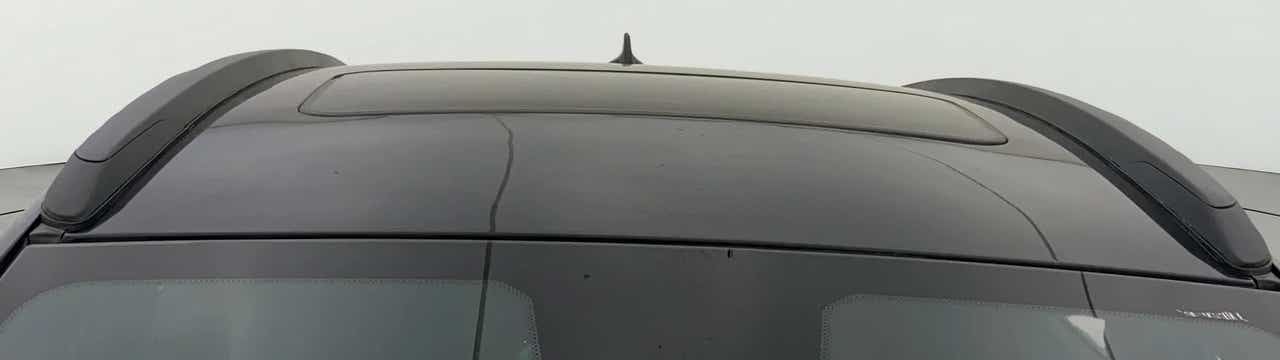 Sunroof and roof rails view of a Tata Nexon