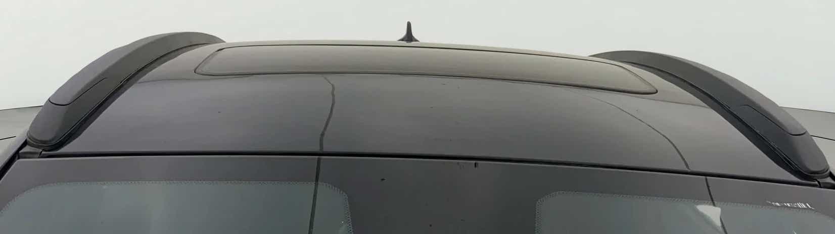 Sunroof and roof rails view of a Tata Nexon