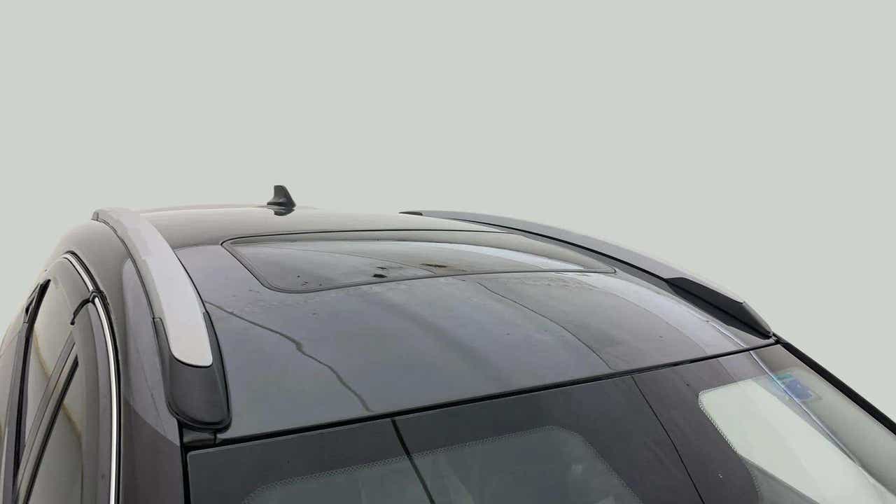 Sunroof and roof rails view of a Tata Nexon
