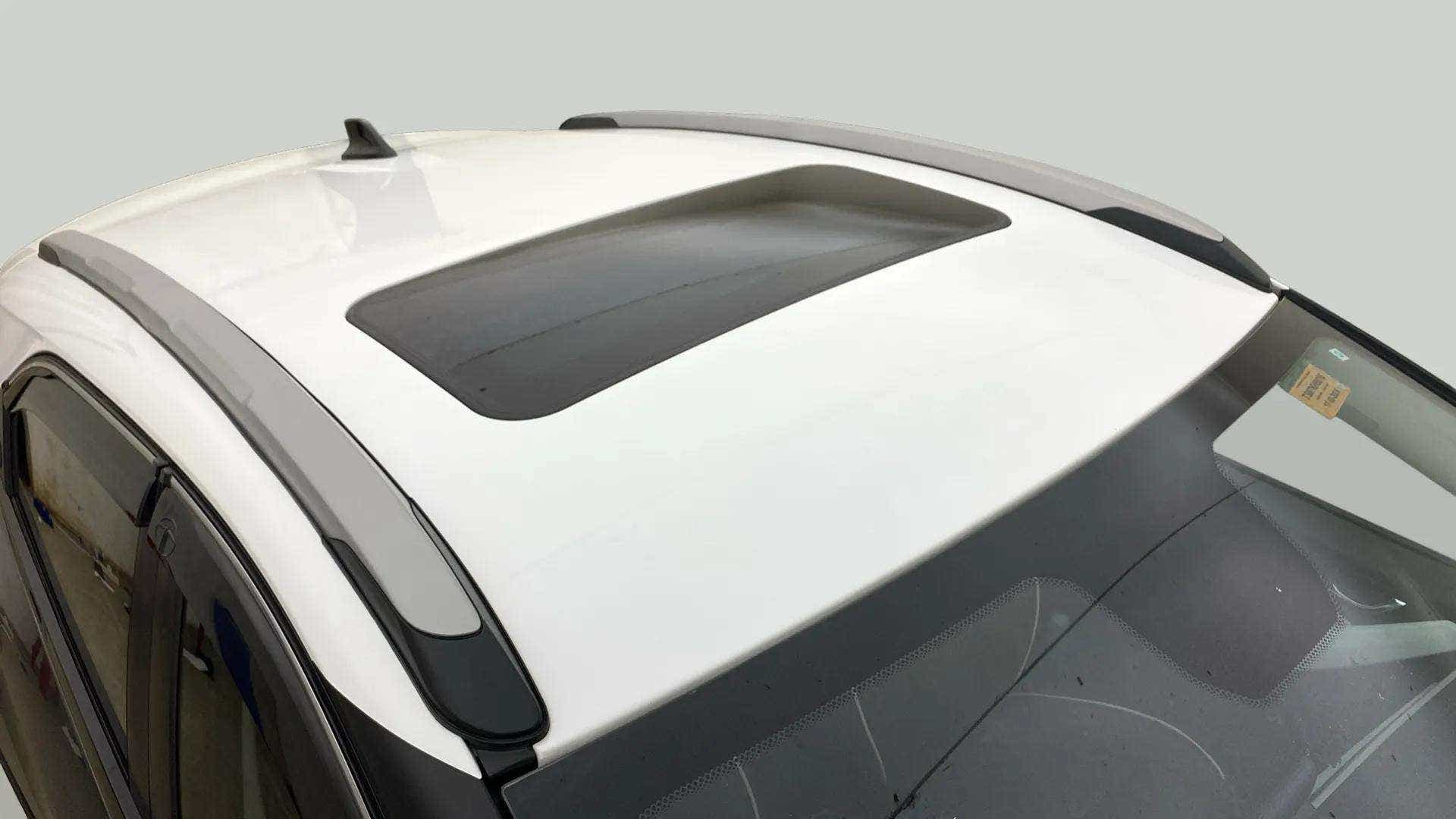 Sunroof view of a Tata Nexon