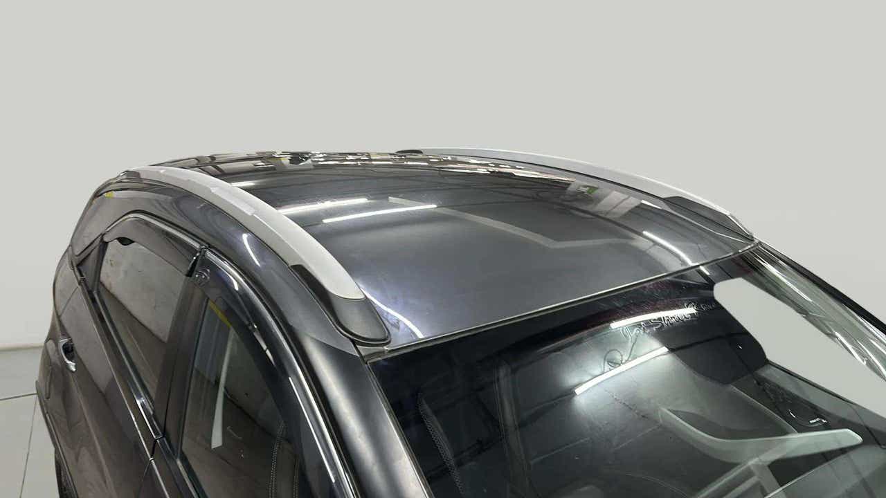 Sunroof and roof rails view of a Tata Nexon