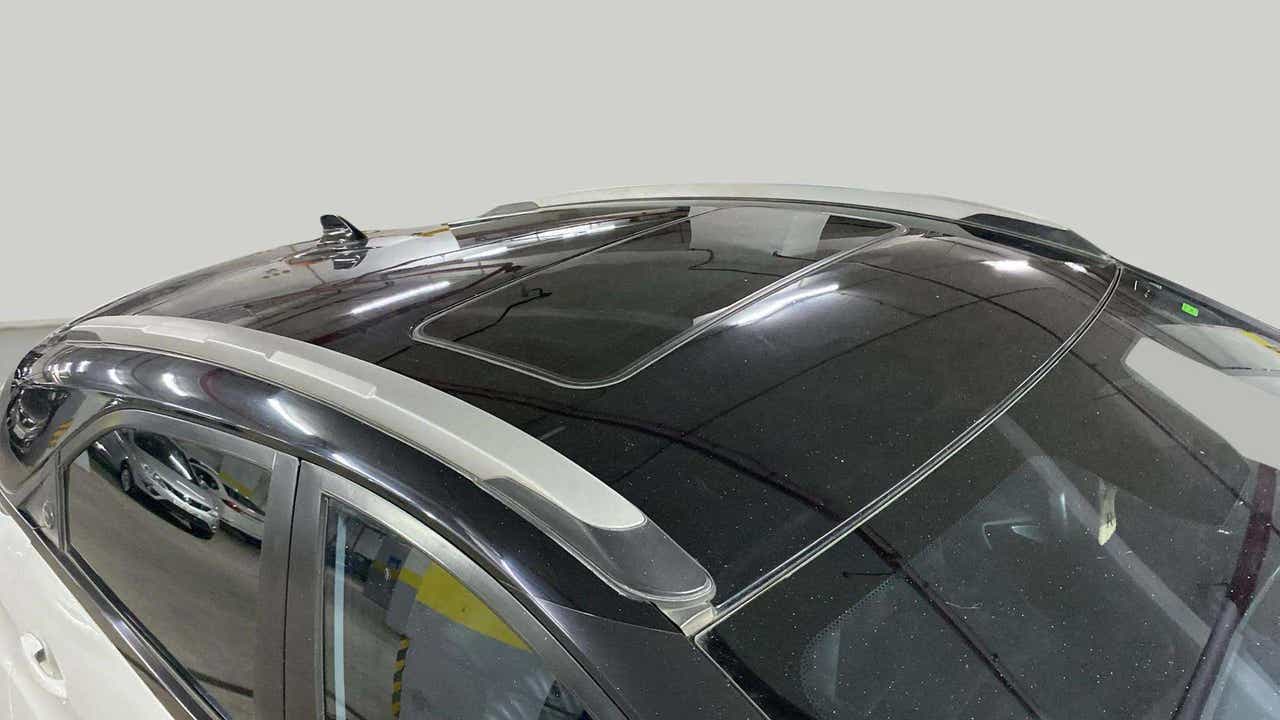 Sunroof view of a Tata Nexon 2017-2023