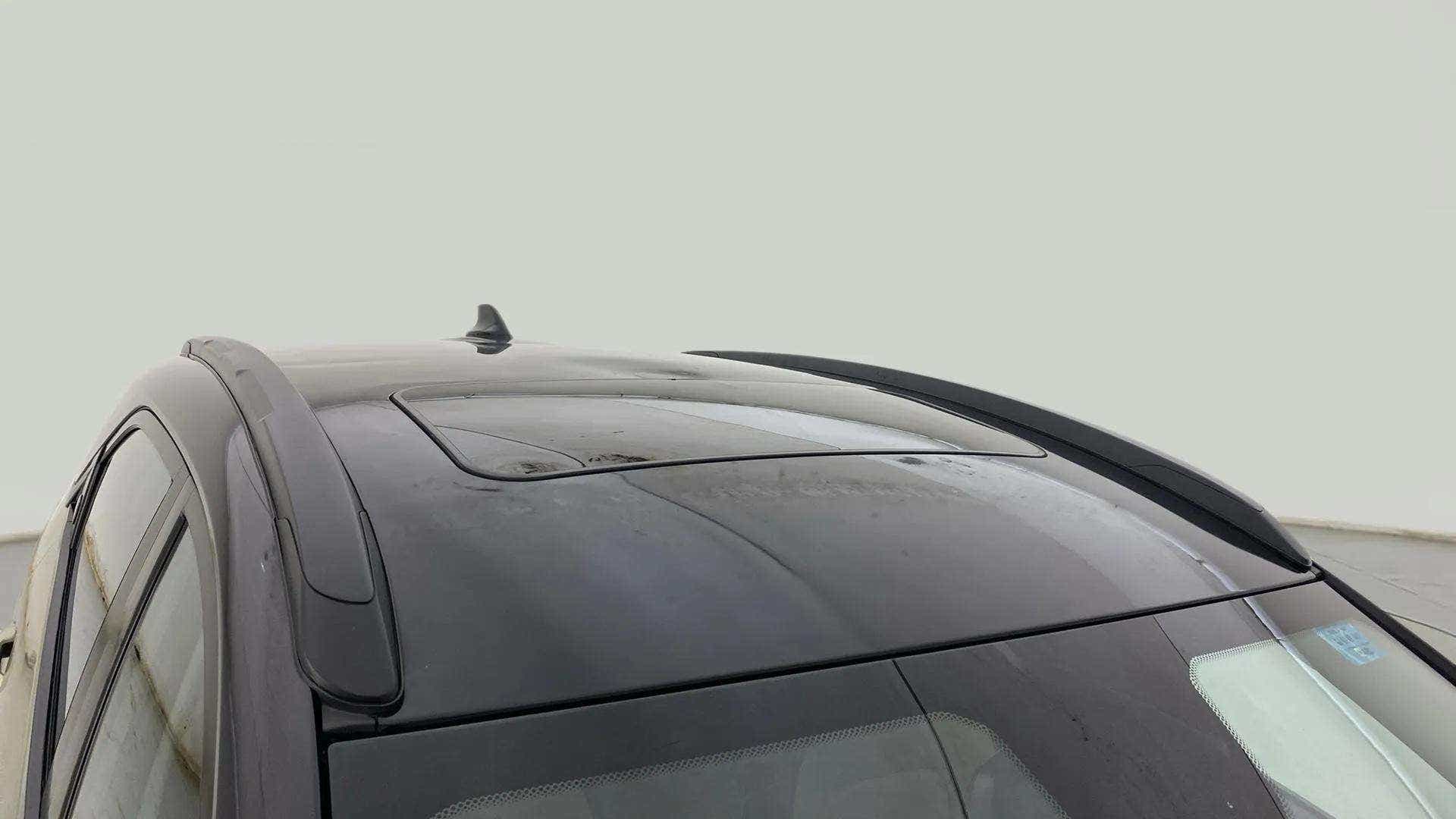 Sunroof and roof rails view of a Tata Nexon 2017-2023