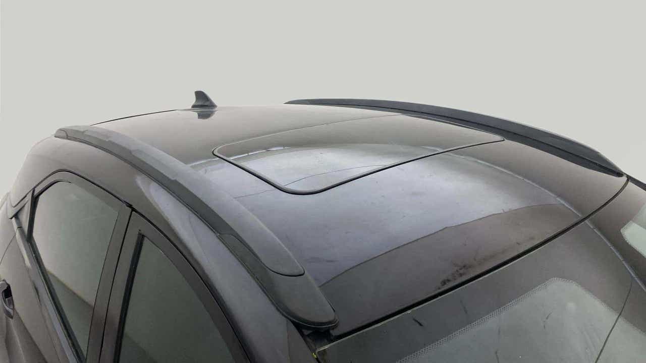 Sunroof view of a Tata Nexon 2017-2023