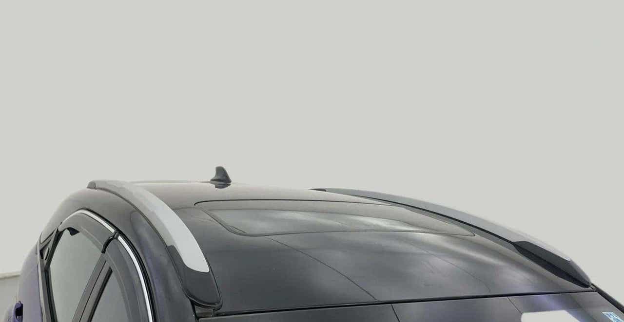 Sunroof and roof rails view of a Tata Nexon