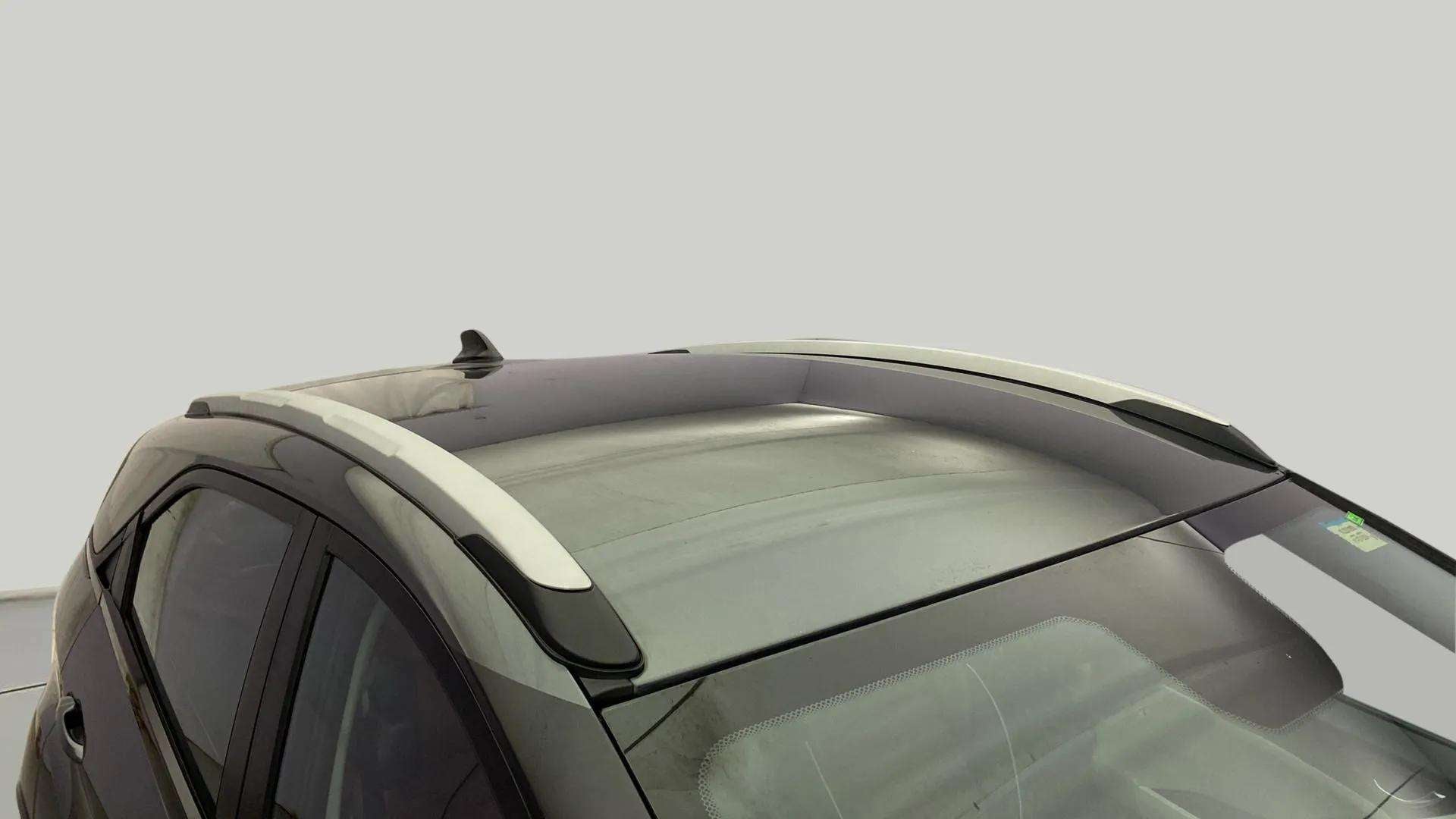 Sunroof and roof rails view of a Tata Nexon