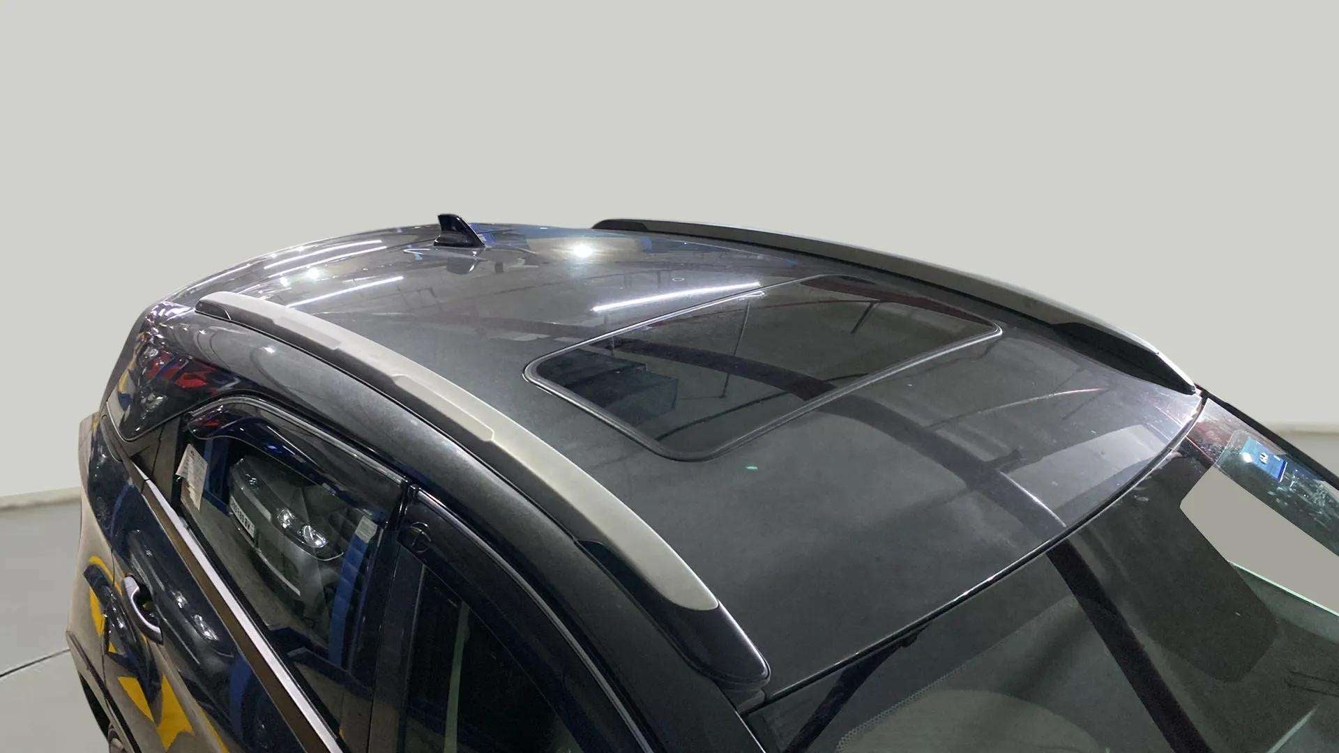 Sunroof view of a Tata Nexon