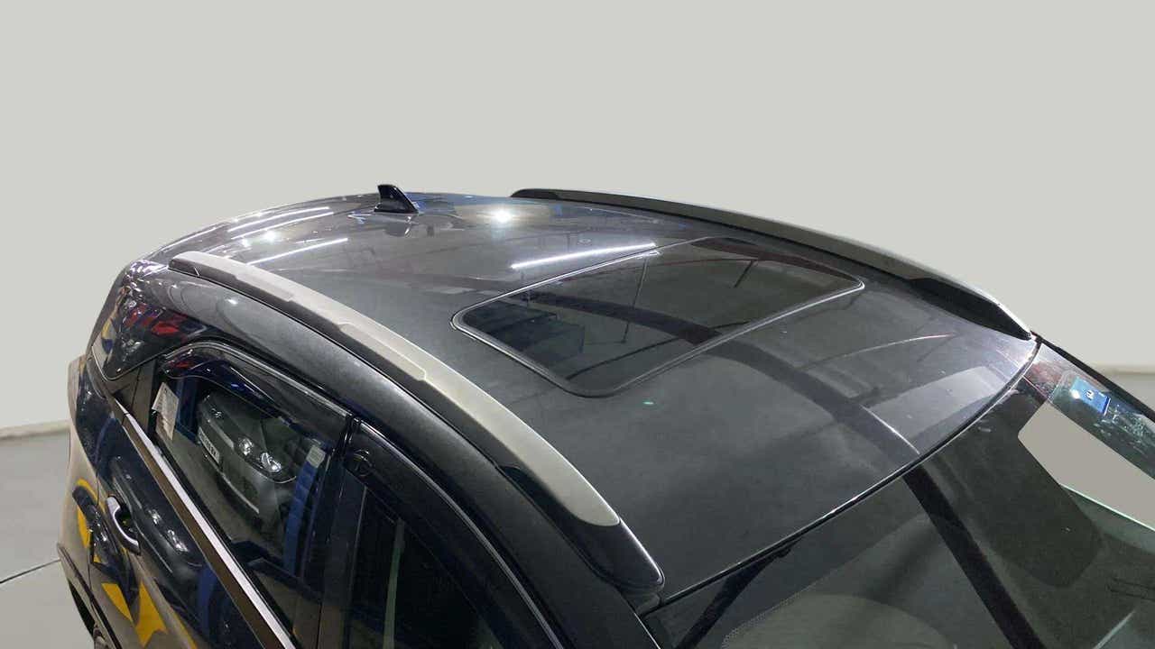 Sunroof view of a Tata Nexon