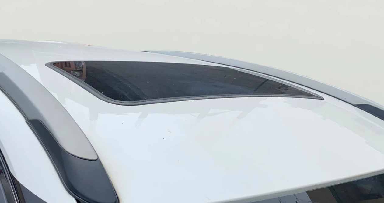 Sunroof close-up of a Tata Nexon