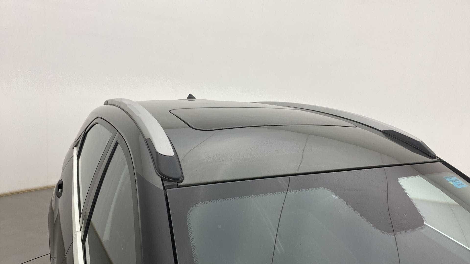Sunroof and roof rails view of a Tata Nexon 2017-2023
