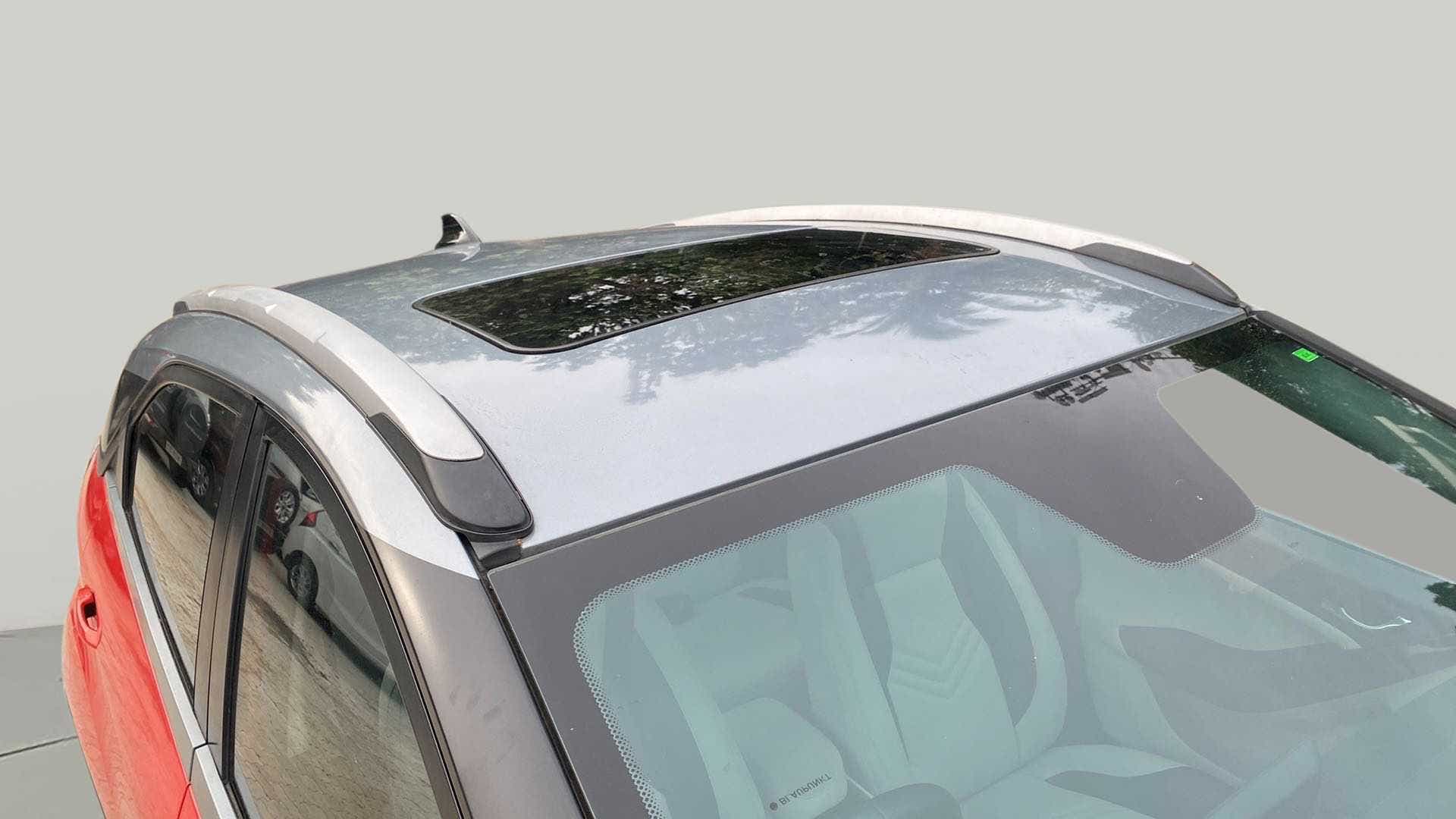 Sunroof view of a Tata Nexon 2017-2023