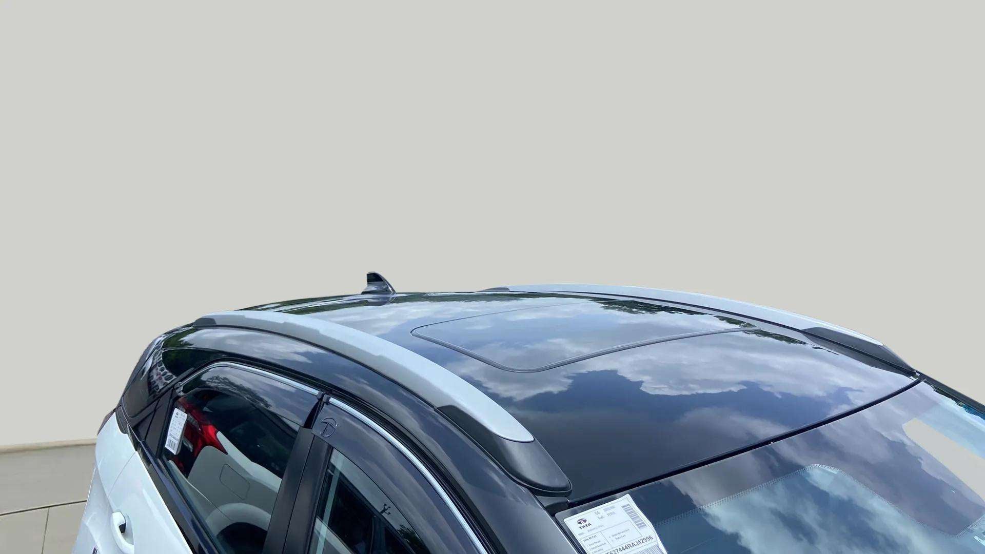 Sunroof close-up of a Tata Nexon