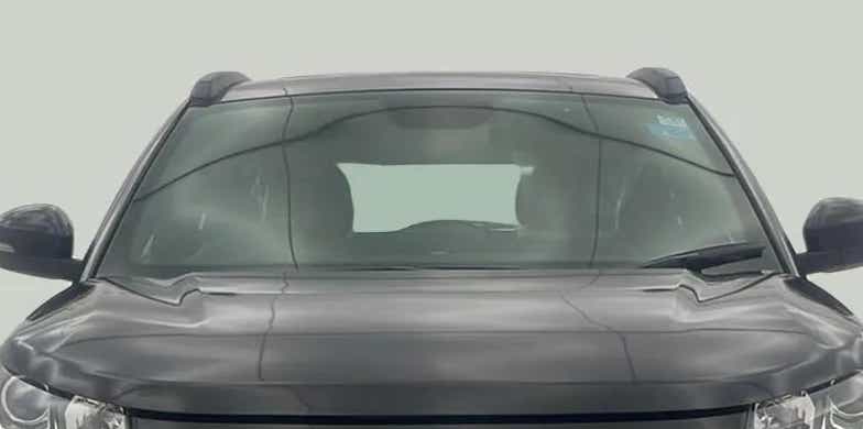 Front view of a Tata Nexon 2017-2023