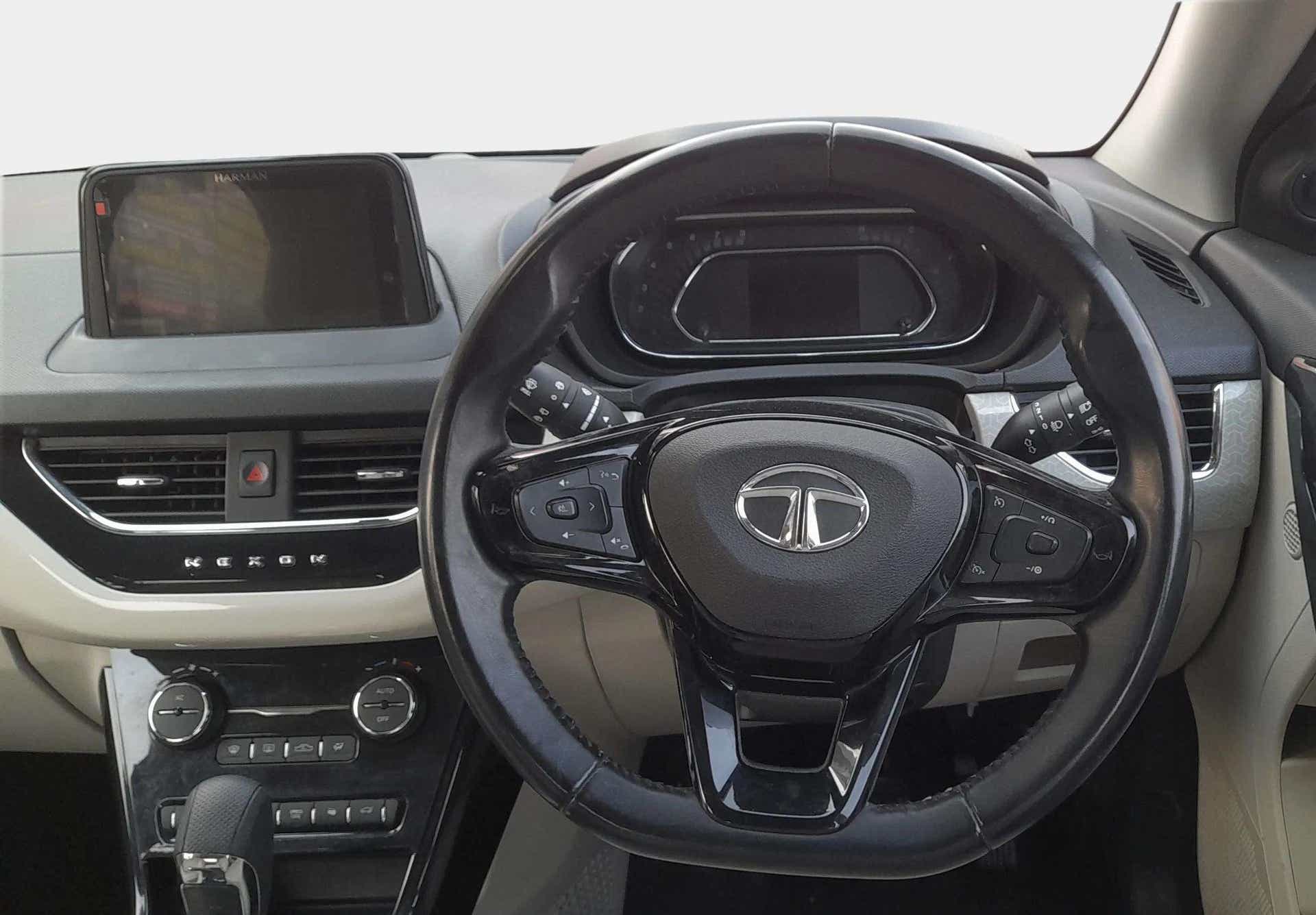 Interior dashboard of a Tata Nexon 2017-2023