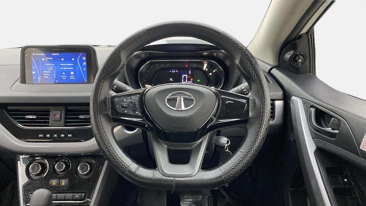 Interior dashboard view of a Tata Nexon 2017-2023