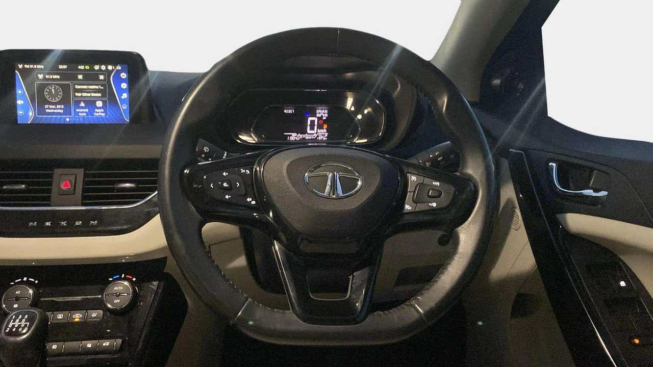 Interior dashboard view of a Tata Nexon 2017-2023