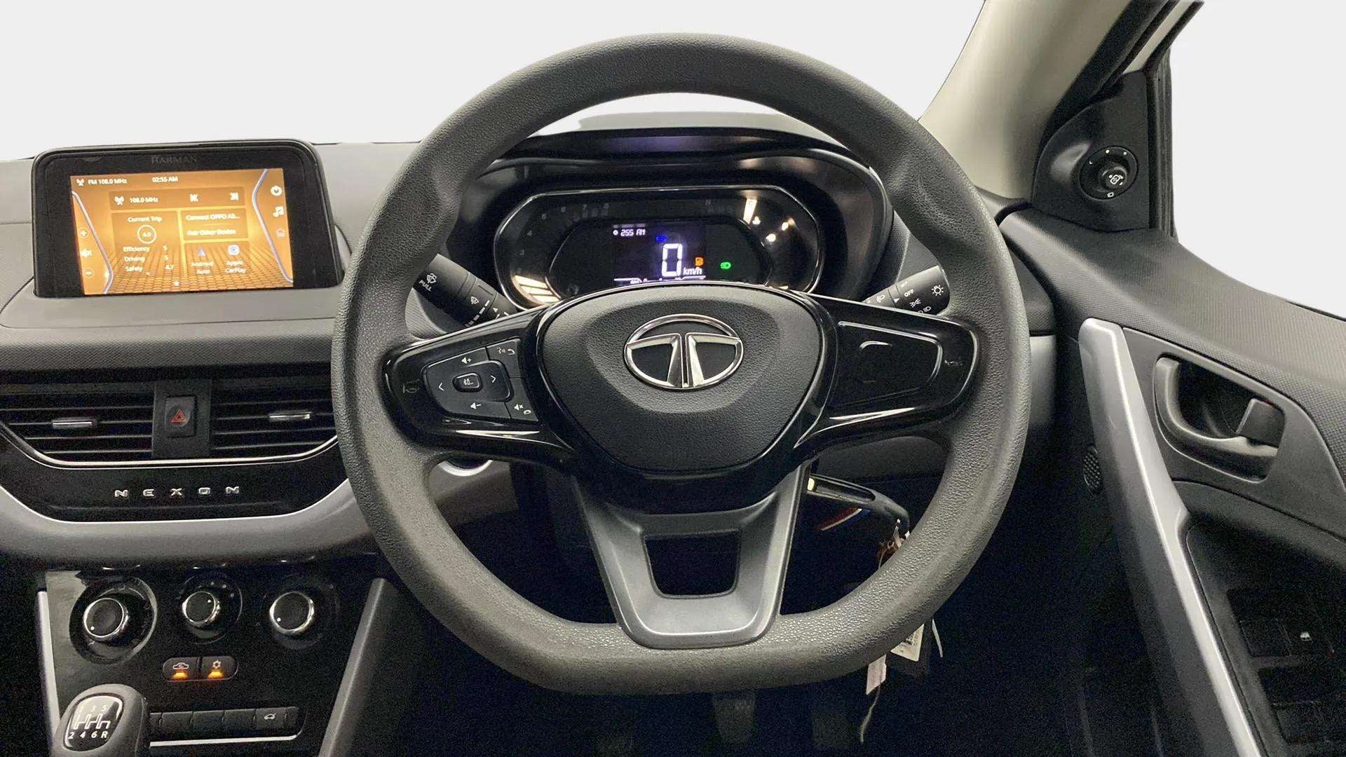 Interior dashboard view of a Tata Nexon 2017-2023