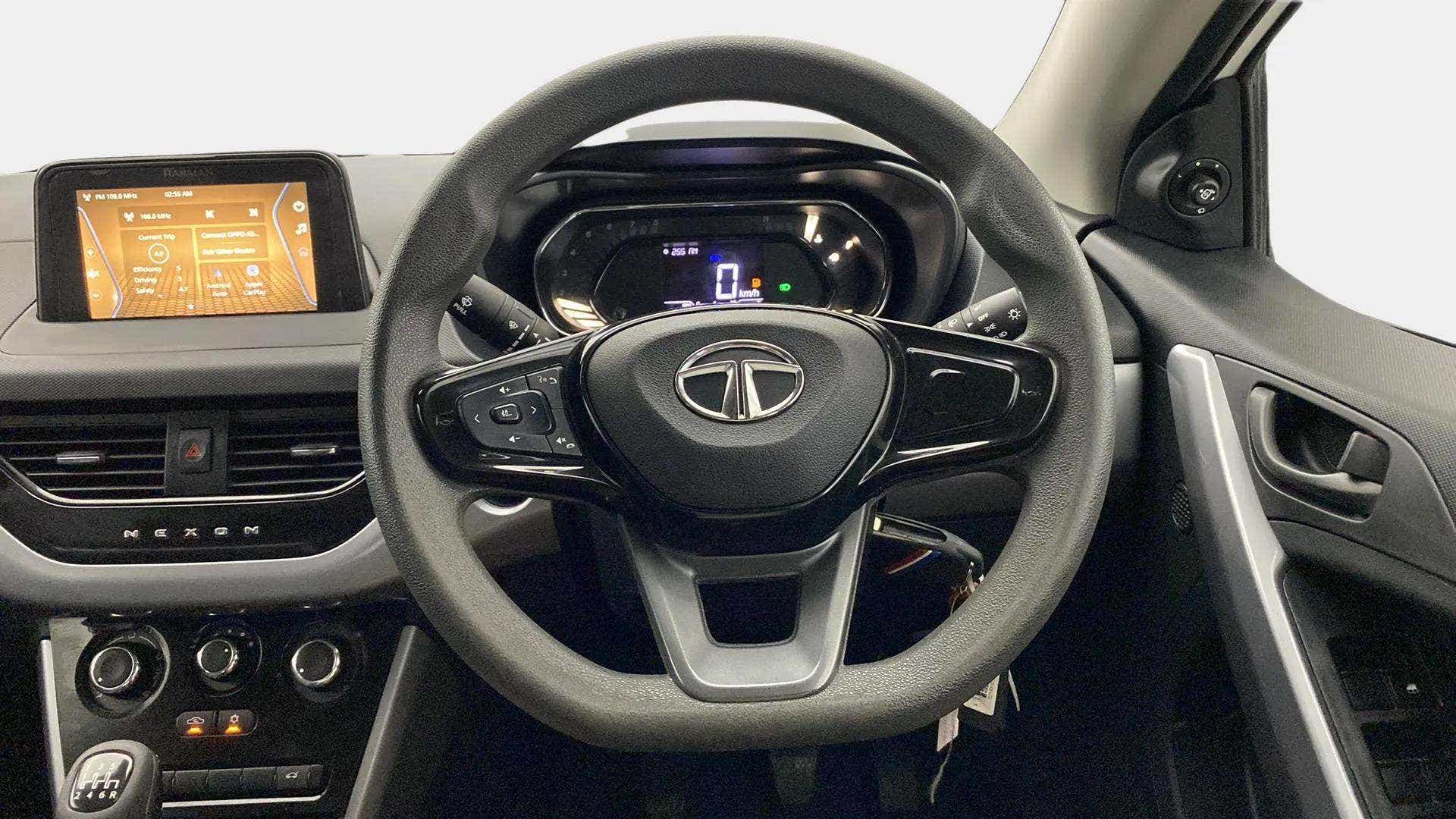 Interior dashboard view of a Tata Nexon 2017-2023