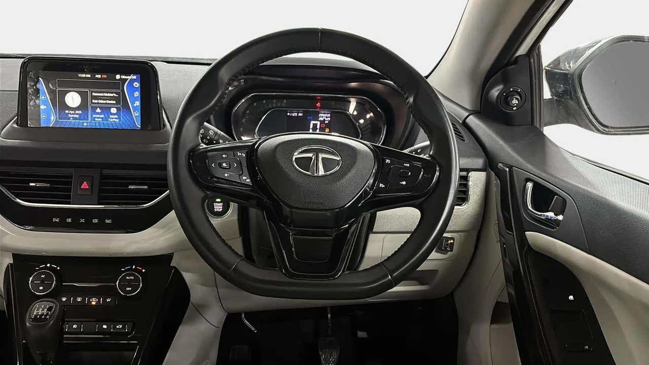 Interior dashboard view of a Tata Nexon 2017-2023