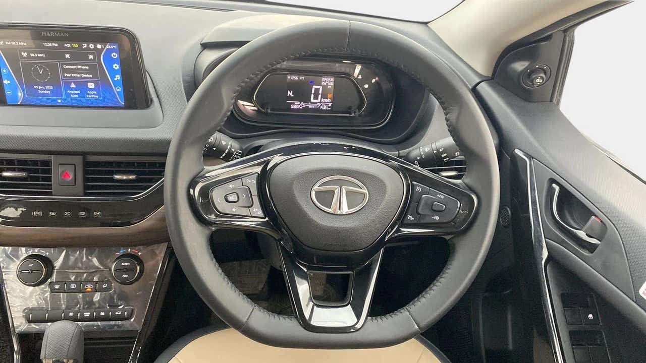 Interior dashboard view of a Tata Nexon 2017-2023