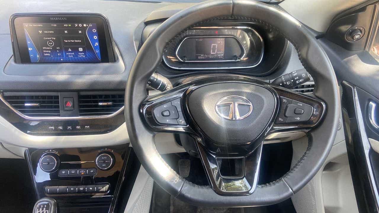 Interior dashboard view of a Tata Nexon 2017-2023